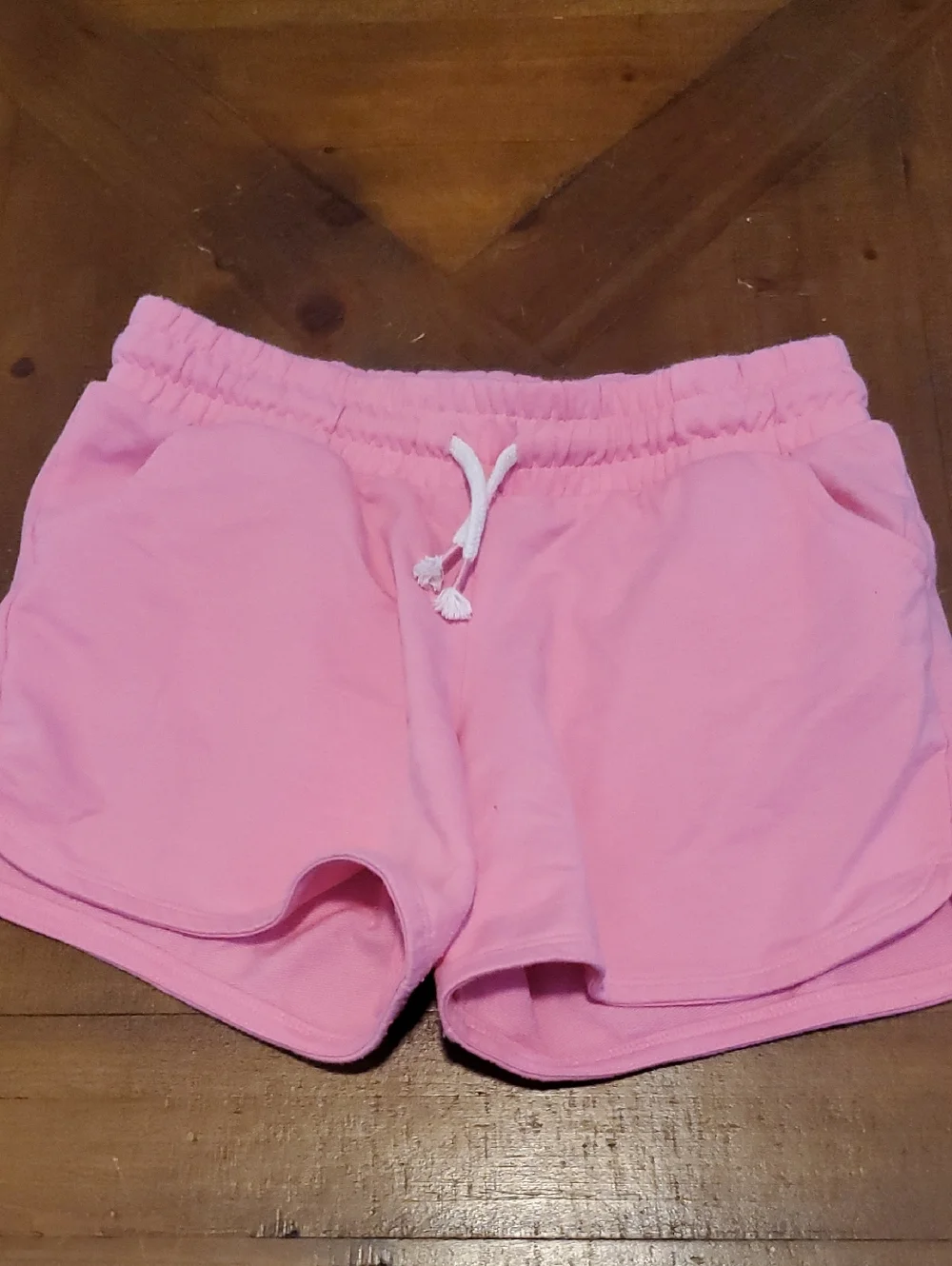 Cat & Jack Pink Elastic Waist Terry Shorts